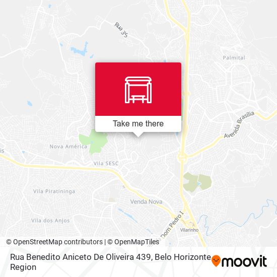 Rua Benedito Aniceto De Oliveira 439 map