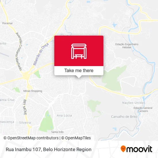 Rua Inambu 107 map