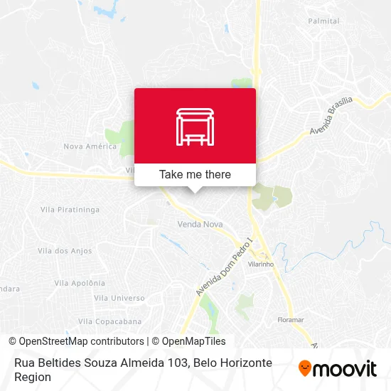 Rua Beltides Souza Almeida 103 map