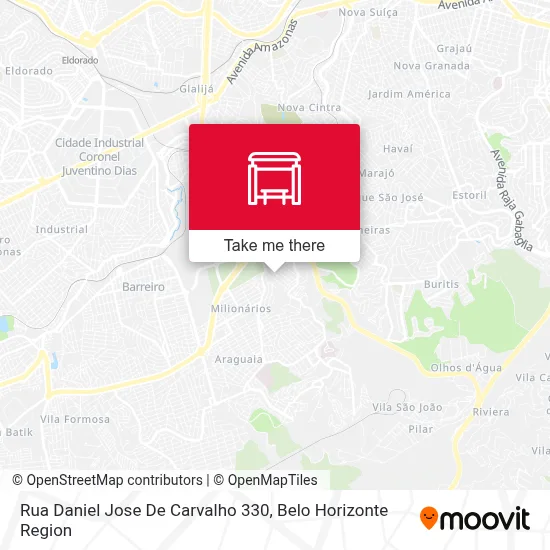 Rua Daniel Jose De Carvalho 330 map
