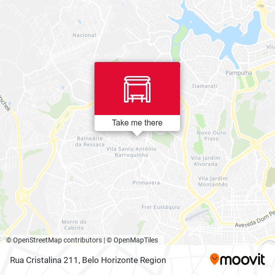 Rua Cristalina 211 map