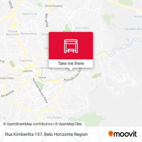 Rua Kimberlita 157 map