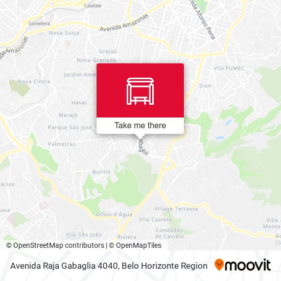 Avenida Raja Gabaglia 4040 map