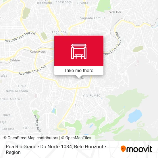 Rua Rio Grande Do Norte 1034 map