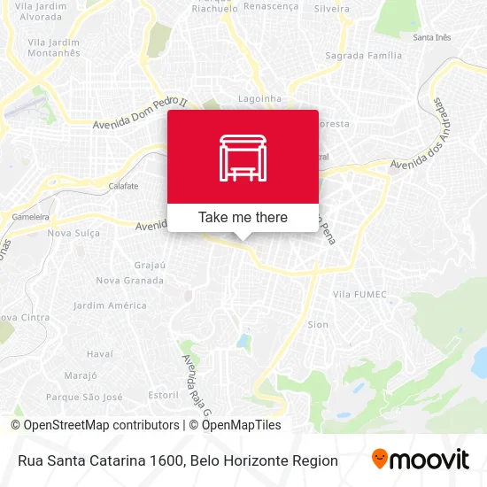 Rua Santa Catarina 1600 map