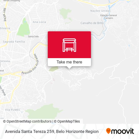 Avenida Santa Tereza 259 map