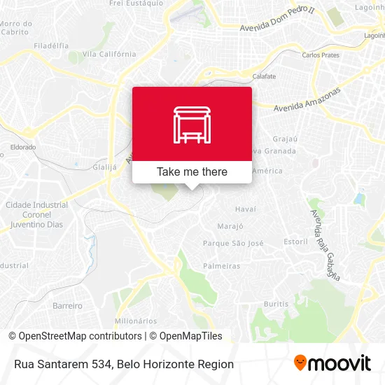 Rua Santarem 534 map