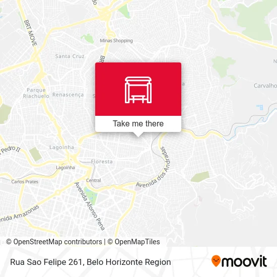 Rua Sao Felipe 261 map