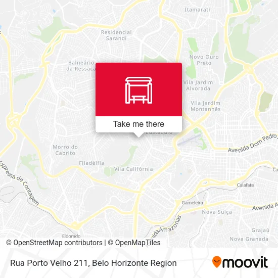 Rua Porto Velho 211 map