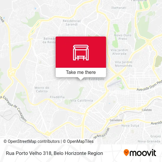 Rua Porto Velho 318 map