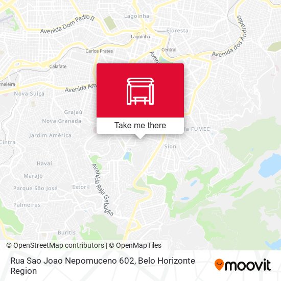 Rua Sao Joao Nepomuceno 602 map