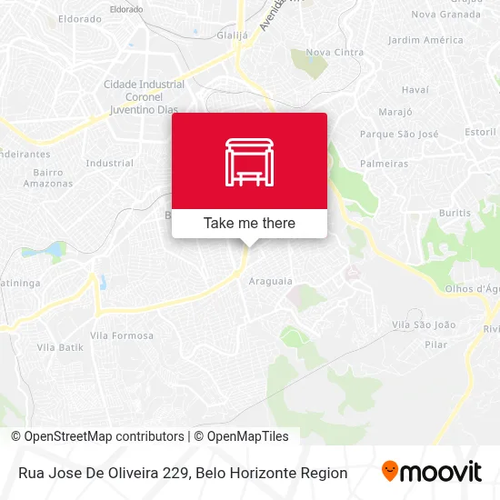 Rua Jose De Oliveira 229 map