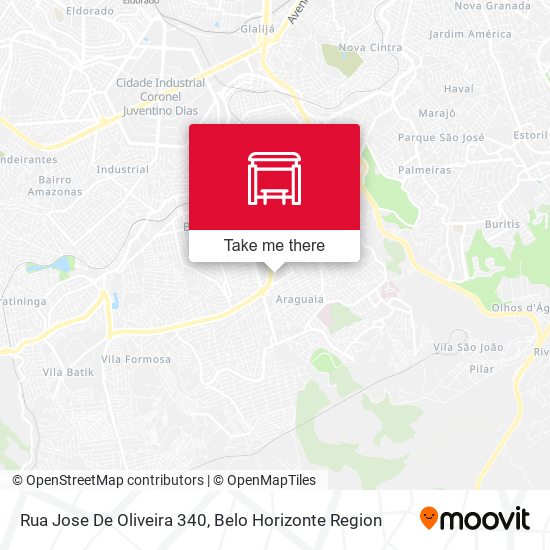 Mapa Rua Jose De Oliveira 340