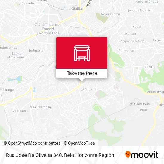 Rua Jose De Oliveira 340 map