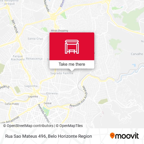 Rua Sao Mateus 496 map