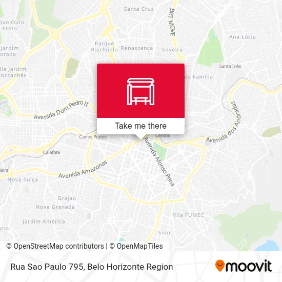 Rua Sao Paulo 795 map