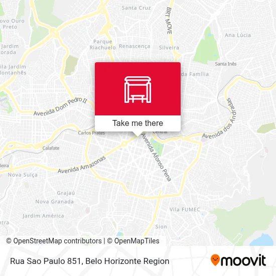 Rua Sao Paulo 851 map