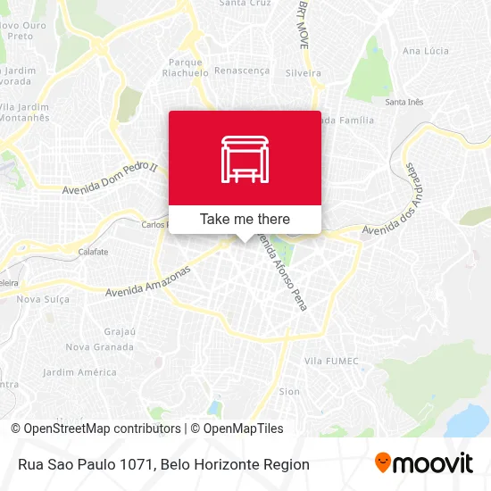 Rua Sao Paulo 1071 map