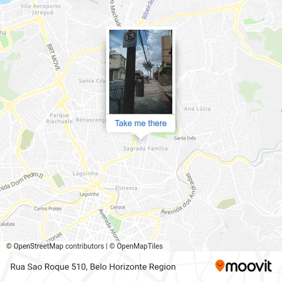 Rua Sao Roque 510 map