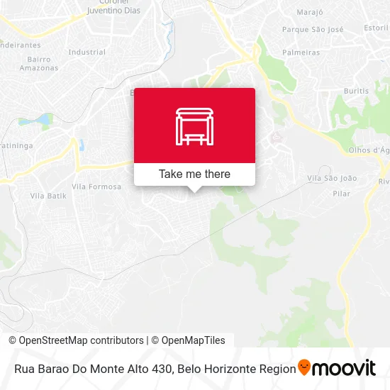 Rua Barao Do Monte Alto 430 map