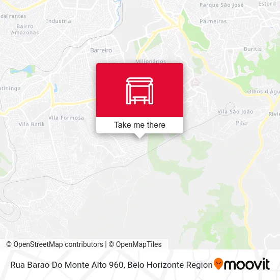 Rua Barao Do Monte Alto 960 map