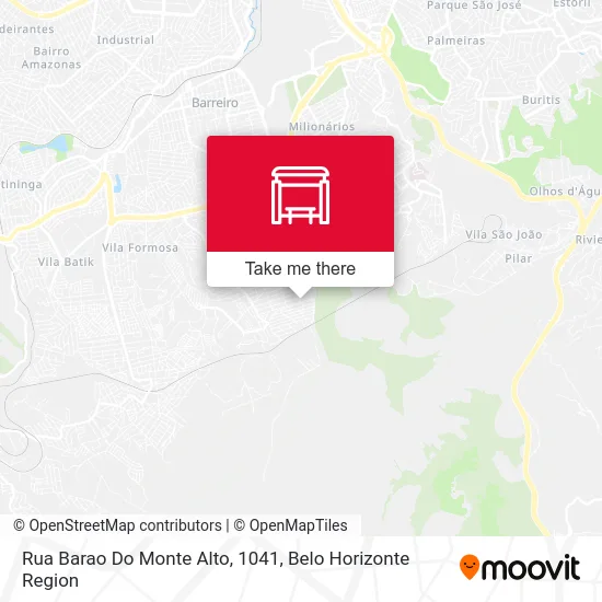Rua Barao Do Monte Alto, 1041 map