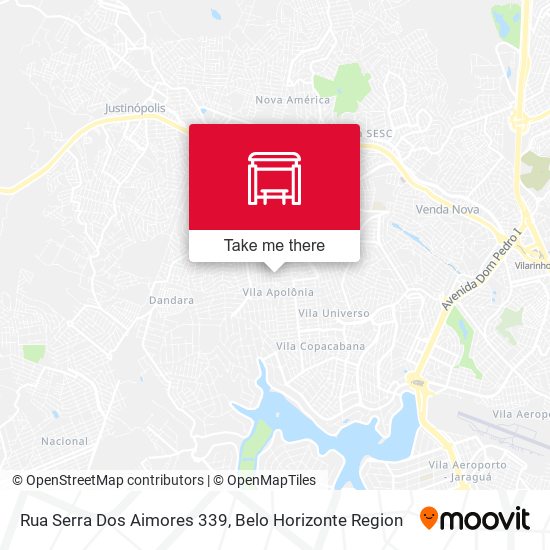 Rua Serra Dos Aimores 339 map
