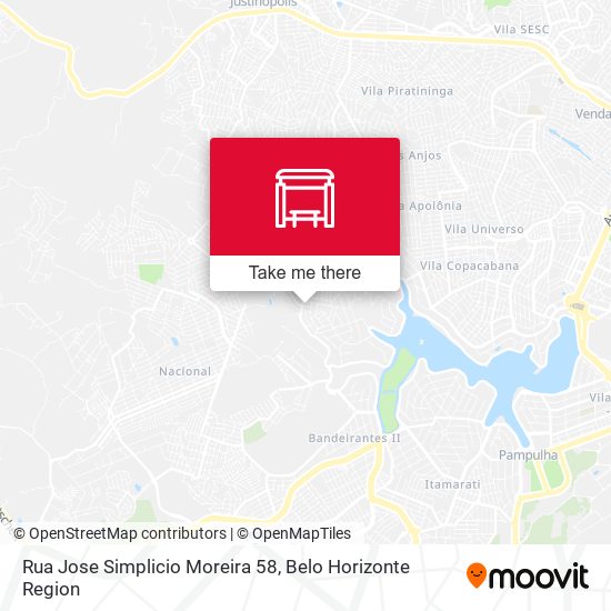 Rua Jose Simplicio Moreira 58 map
