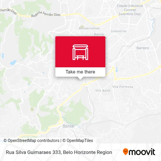 Rua Silva Guimaraes 333 map