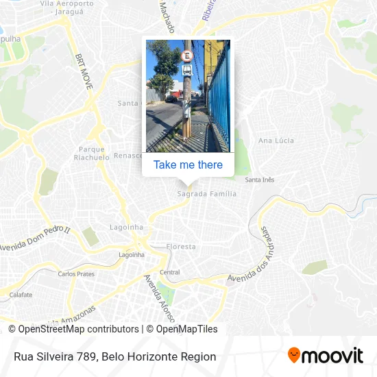 Rua Silveira 789 map