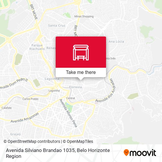 Avenida Silviano Brandao 1035 map