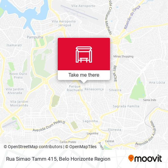 Mapa Rua Simao Tamm 415