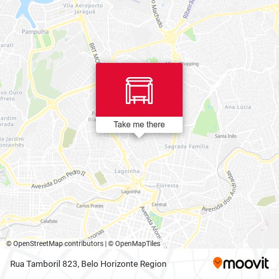 Rua Tamboril 823 map