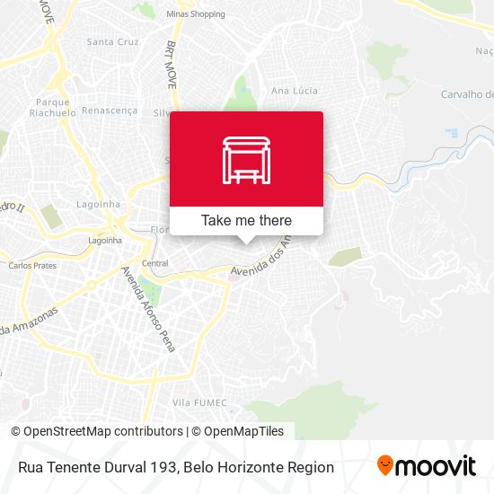 Rua Tenente Durval 193 map
