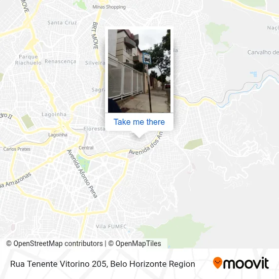 Rua Tenente Vitorino 205 map