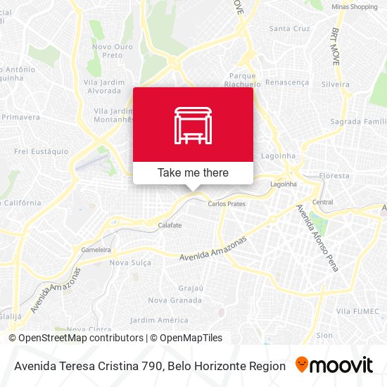 Avenida Teresa Cristina 790 map