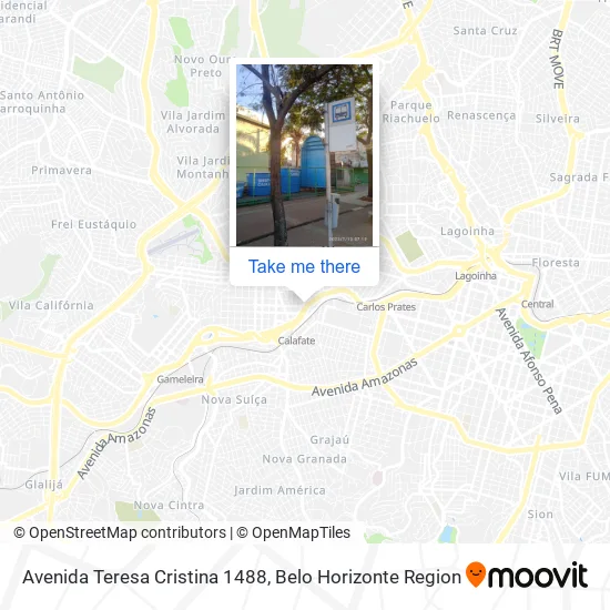 Avenida Teresa Cristina 1488 map
