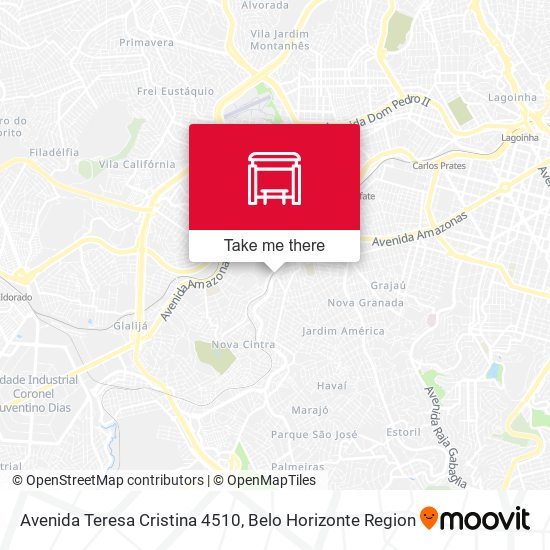 Avenida Teresa Cristina 4510 map