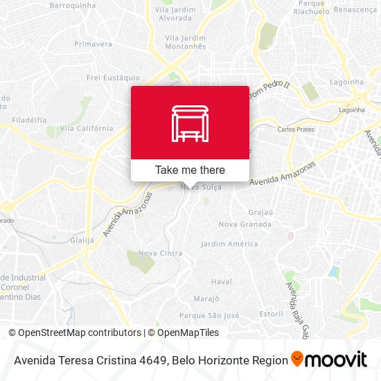 Avenida Teresa Cristina 4649 map