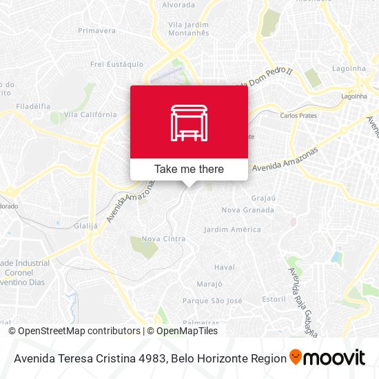 Avenida Teresa Cristina 4983 map