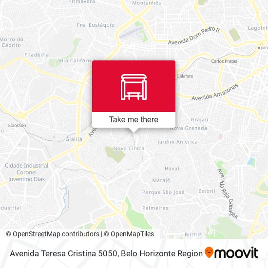 Avenida Teresa Cristina 5050 map