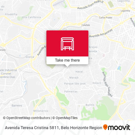 Avenida Teresa Cristina 5811 map