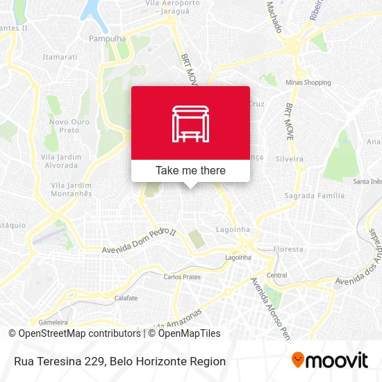 Rua Teresina 229 map