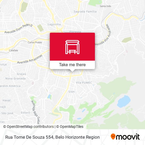 Mapa Rua Tome De Souza 554