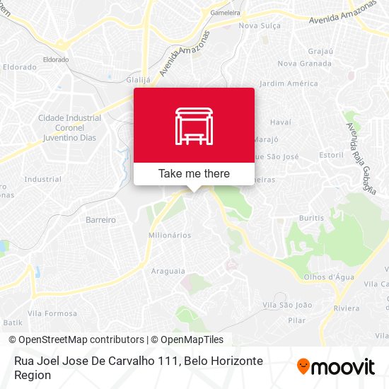 Mapa Rua Joel Jose De Carvalho 111