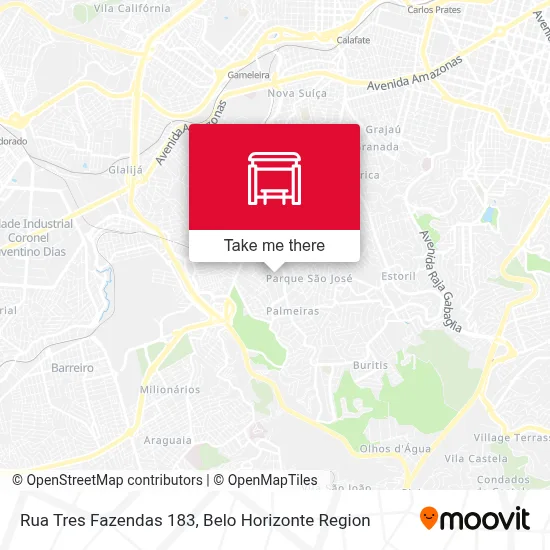 Rua Tres Fazendas 183 map