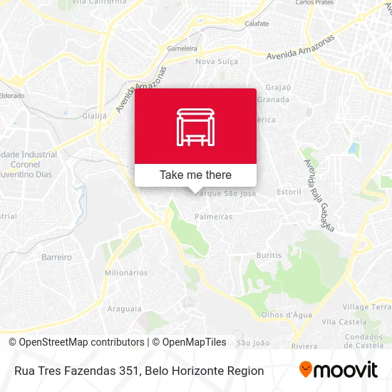 Rua Tres Fazendas 351 map