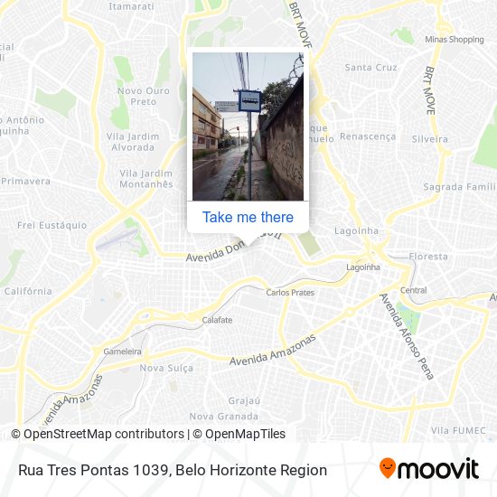 Rua Tres Pontas 1039 map