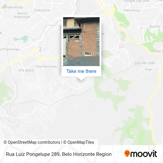 Rua Luiz Pongelupe 289 map