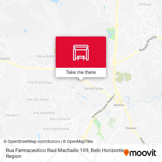Rua Farmaceutico Raul Machado 109 map